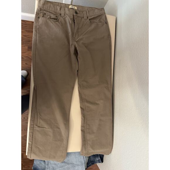Blue Mountain Men's Pants Size 36 X 34 Beige Straight Leg Mid Rise - Picture 1 of 3